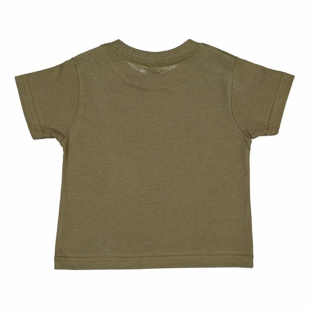 Infant Toddler Rabbit Skin Military Green Size 3 Short Sleeve Tshirt New